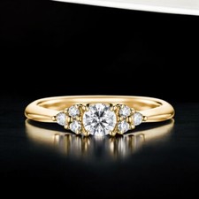 Bague en or et diamants pour