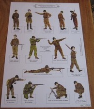 PLANCHE SOLDATS A DECOUPER  ARMEE FRANCAISES FORCES FRANCAISES  LIBRES