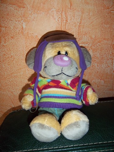 Peluche doudou ours - peluche,