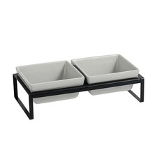 Porte Gamelle Chien Surelevee