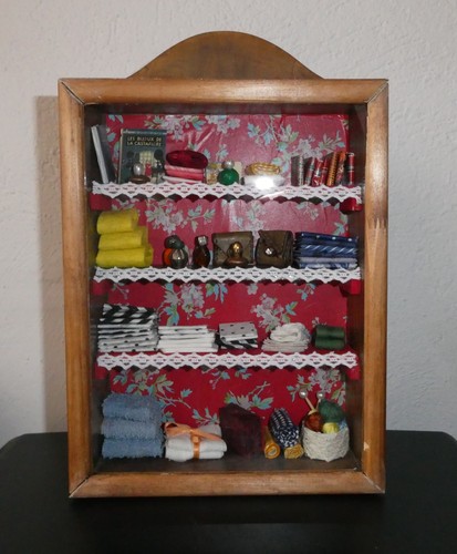 Vitrine armoire lingere - armoire,