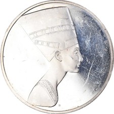 France, Médaille, Peinture, La Reine Nefertiti, Egyptien, Arts & Culture, SUP