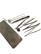 Lot instruments dentiste