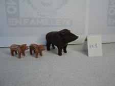 PLAYMOBIL city country Astérix parc forêt animaux sanglier marcassins #1