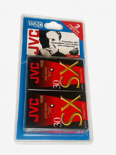 Lot cassettes vhs jvc - cassettes, vhs-c