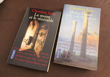 Christian Jacq - lot de 2 livres - détail en annonce.