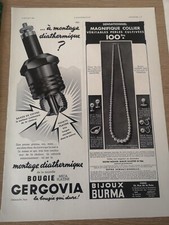 Publicité de Presse 1938 -