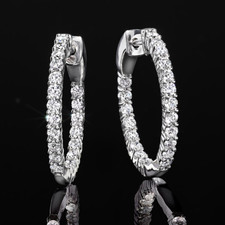 Boucles d'oreilles créoles en