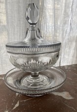 Drageoir Cristal Taillé XIX / Crystal Cup / Saint Louis