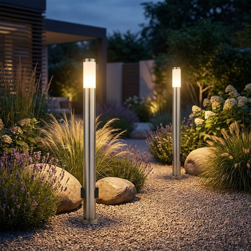 Lampe sur pied extérieure led - lampe,