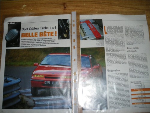 Essai opel calibra - essai..........opel,