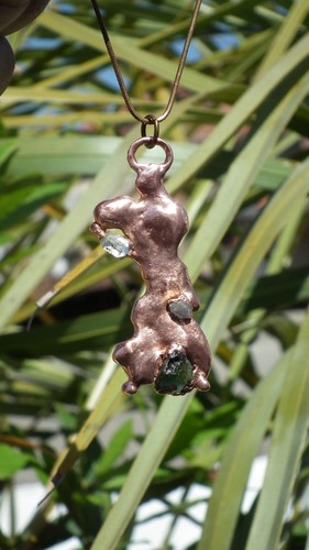 Pendentif moldavite en - pendentif,