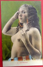 CPA érotique nue , jeune