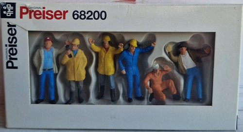 Preiser 6 ouvriers - 1/43,