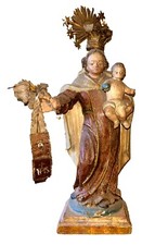 SCULPTURE DE LA VIERGE DU