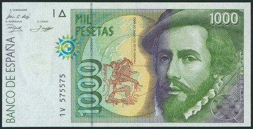 1000 pesetas octobre 1992 - 12,