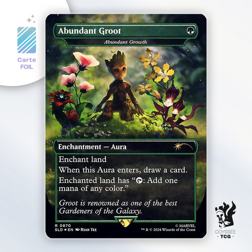 Abundant groot - abundant, growth