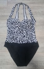 Maillot de Bain 1 Pièce pour Femme noir et blanc Taille M OU 40/42 Article Neuf