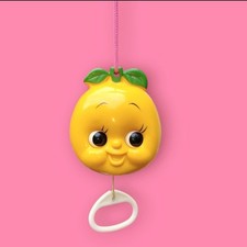 Pomme jouet musical ? vintage Sankyo de 1974 pour lit, poussette, parc etc AC