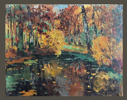 Tableau hst reflet automne - tableau, d'automne"