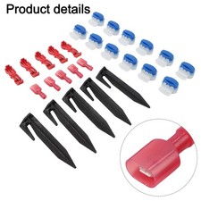 Kit Connecteur Électrique Outil de Jardinage Compact Kit de Réparation Complet