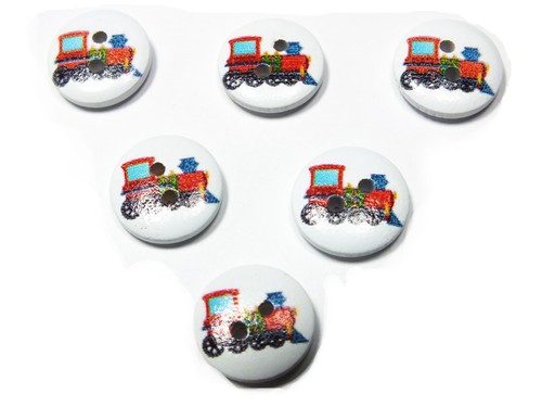 Lot boutons bois rond - bois, :