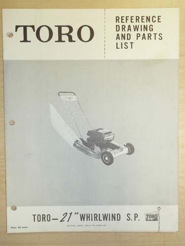 Toro mower operating parts - mower,