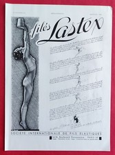 Publicité Presse LINGERIE Féminine Textile les Filés LATEX - OCCULTA S.A. 1934