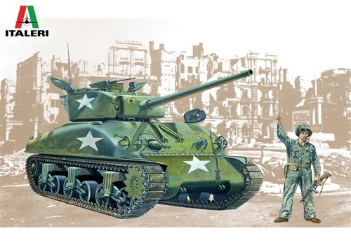 Italeri char a1 sherman - a1,