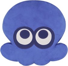 Peluche coussin bleu poulpe