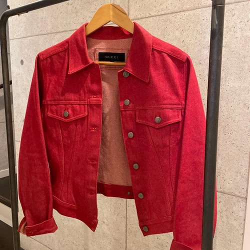 Veste jean gucci rouge - jean,