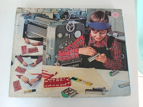Ancien jeu vintage imprimerie - ancien,