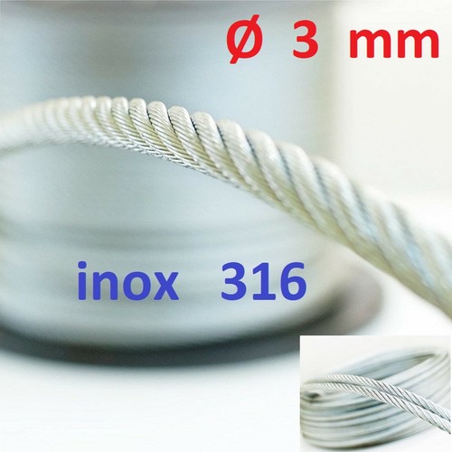 Câble inox 316 7 - 316,