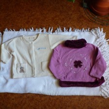 lot veste polaire et sweat Kimbaloo Baby 2 ans