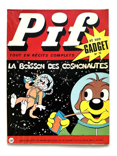 Pif gadget avec support - pif, n°