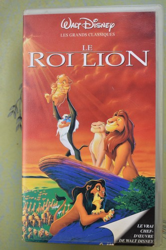 Vhs roi lion walt - vhs, le
