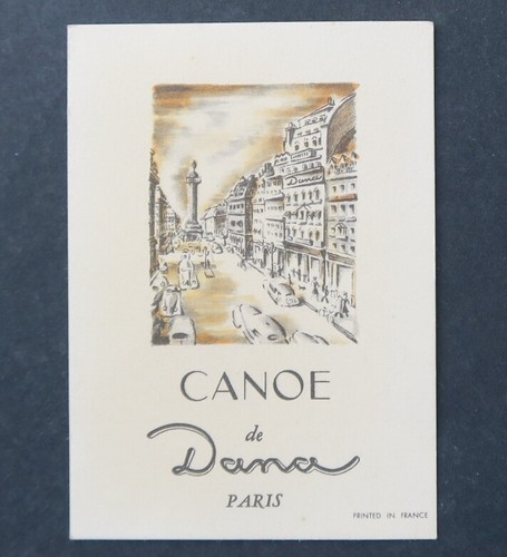 Carte parfumée canoe dana - carte,