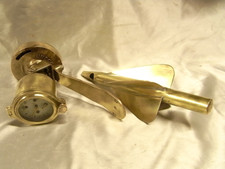 ANCIEN LOCH HELICE COMPTEUR DE VITESSE MARINE T. WALKER & SON ENGLAND BRONZE