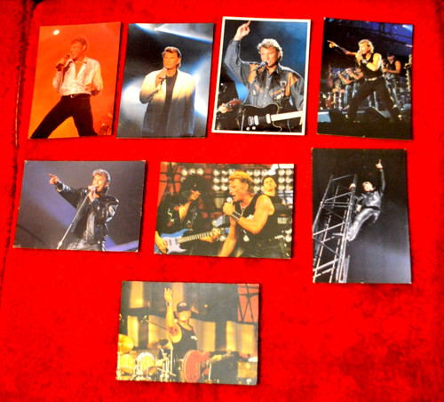Lot cartes postale johnny - lot, 8