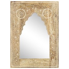 Bois de Manguier Solide Miroir