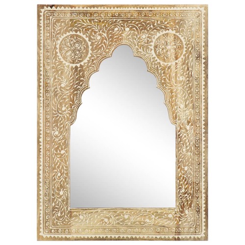 Bois manguier solide miroir - bois,