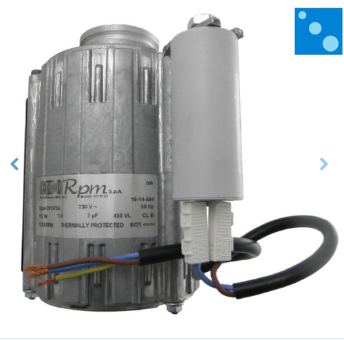 Moteur monophasé fourni avec