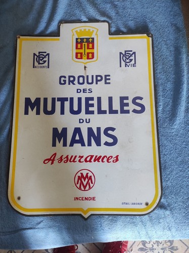 Plaque émaillée écusson - Émaillée,
