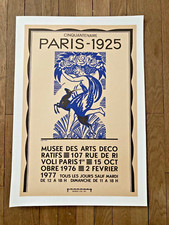 affiche arts déco cinquantième anniversaire 1925 MUSÉE DES ARTS DÉCO