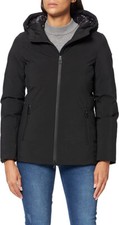 Geox W Ophira Femmes Parka Veste D'Hiver Noir Veste Automne, Taille XL/46 ✅