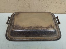 Antique Légume Sheffield Anglais Style Victorien Poinçonnée Alla Base Lire