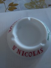 ancien cendrier biere VEZELISE et ST NICOLAS opaline