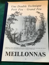 DOCUMENT FAIENCE MEILLONNAS PETIT FEU/GRAND FEU/BOURG EN BRESSE BROU/PIDOUX/JOLY