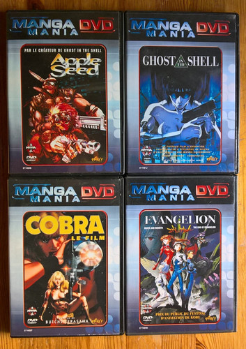 Lot dvd manga mania - dvd,