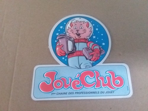 Ancien autocollants joue club